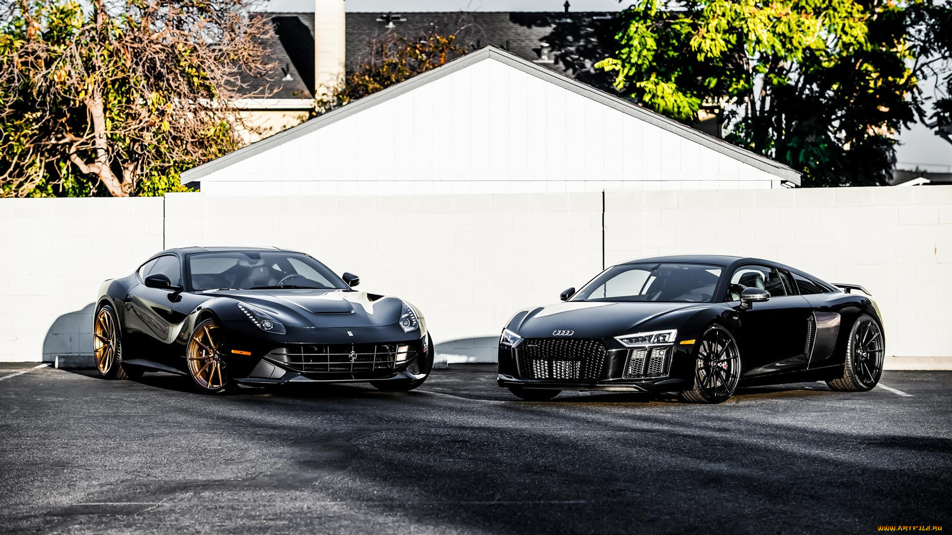 ,  , ferrari, f12, audi, r8